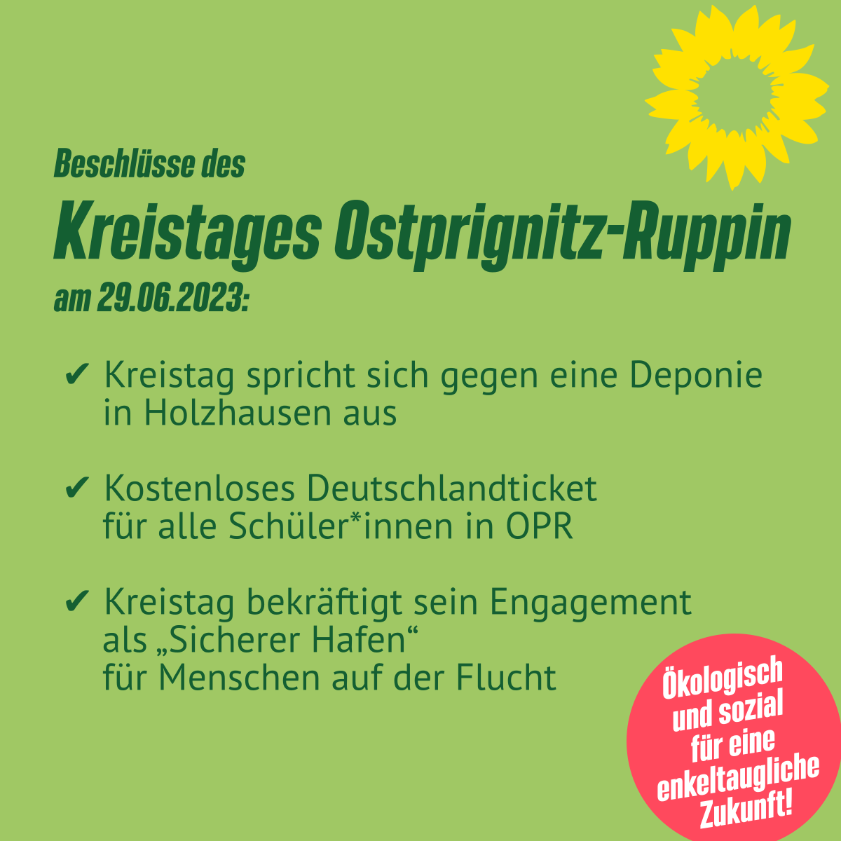 Bericht Zur Kreistagssitzung Vom 29.06.2023: Nein Zur Deponie ...